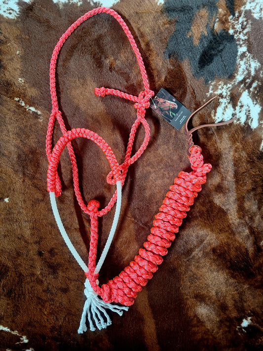 Pink Lariat Noseband Halter