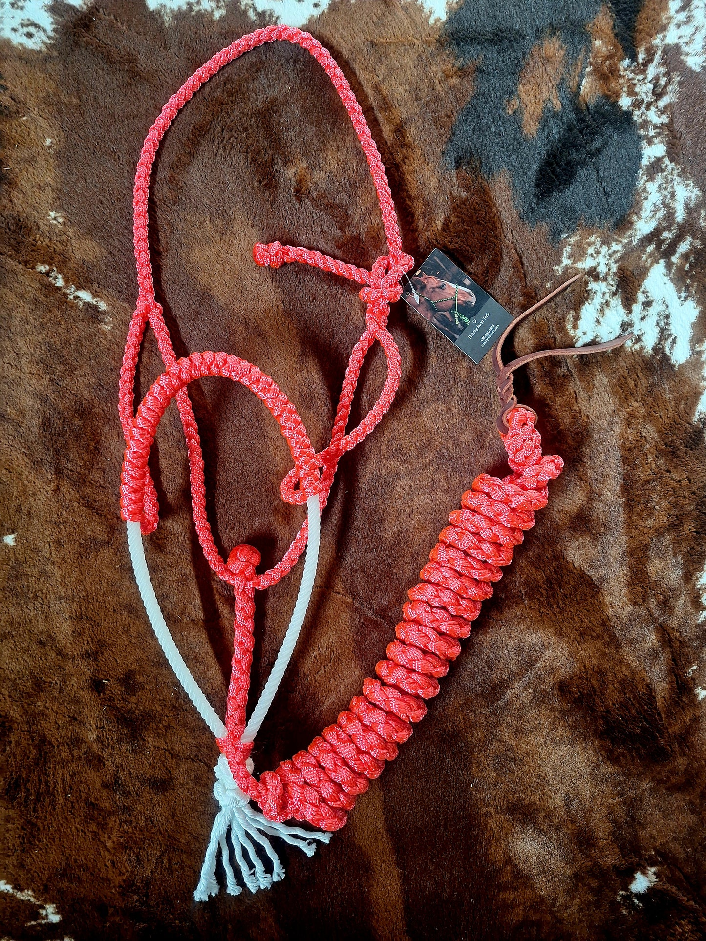 Pink Lariat Noseband Halter