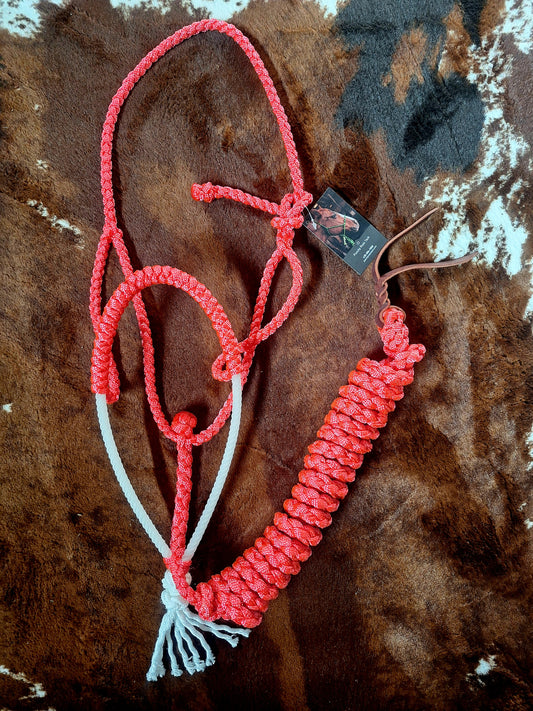 Pink Lariat Noseband Halter