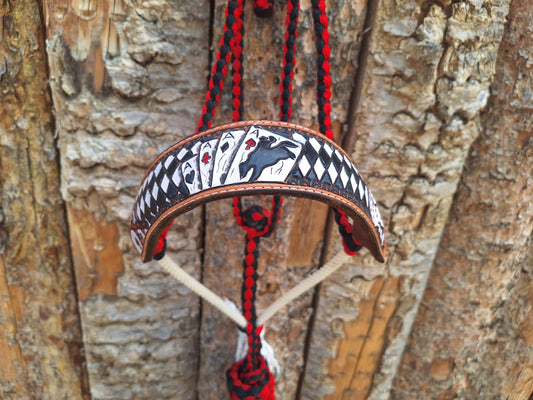 Poker Themed Muletape Halter
