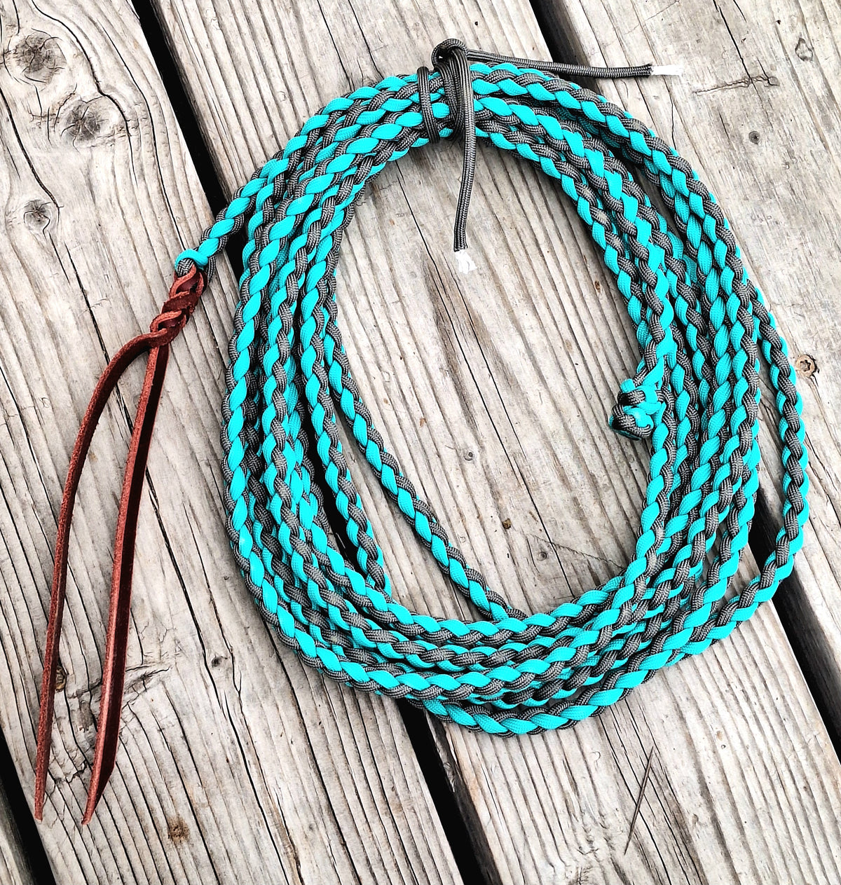 Turquoise/Gray 16ft Get Down Rope