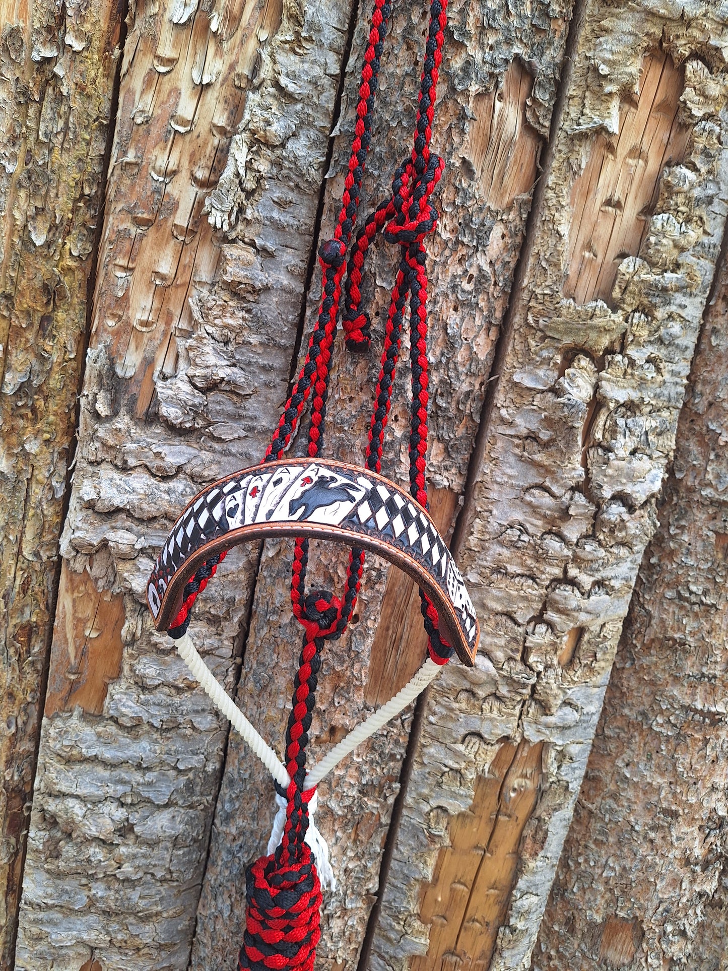 Poker Themed Muletape Halter